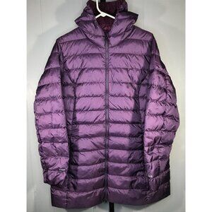 Eddie Bauer Jacket Womens 2XL Down EB650 Hooded Parka Puffer Coat Cirruslite
